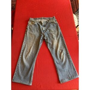 Express Men’s Vintage Wide Loose Fit Jeans, 34/34